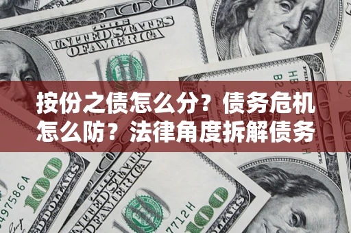 济南按份之债怎么分？债务危机怎么防？法律角度拆解债务分配与风险自保指南