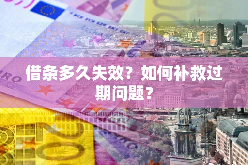 济南借条多久失效？如何补救过期问题？