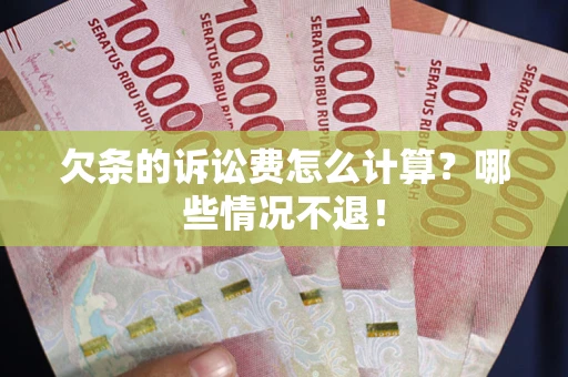 济南欠条的诉讼费怎么计算？哪些情况不退！