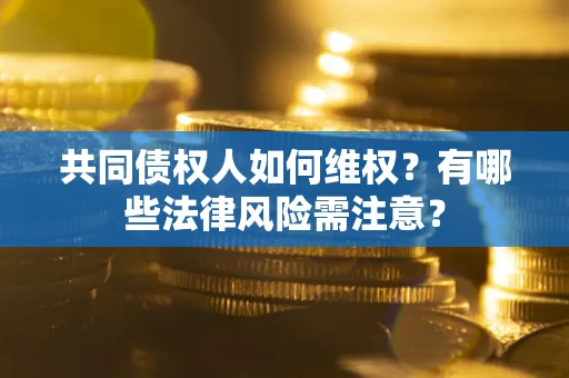 济南共同债权人如何维权？有哪些法律风险需注意？
