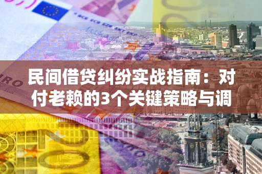 济南民间借贷纠纷实战指南:对付老赖的3个关键策略与调解盲区解析 济南民间借贷纠纷实战指南:对付老赖的3个关键策略与调解盲区解析